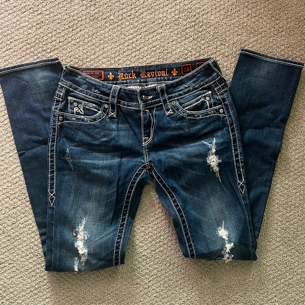 Like new Rock Revival NOELLE SKINNY Jeans